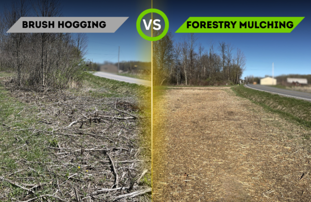 Forestry Mulching vs. Brush Hogging